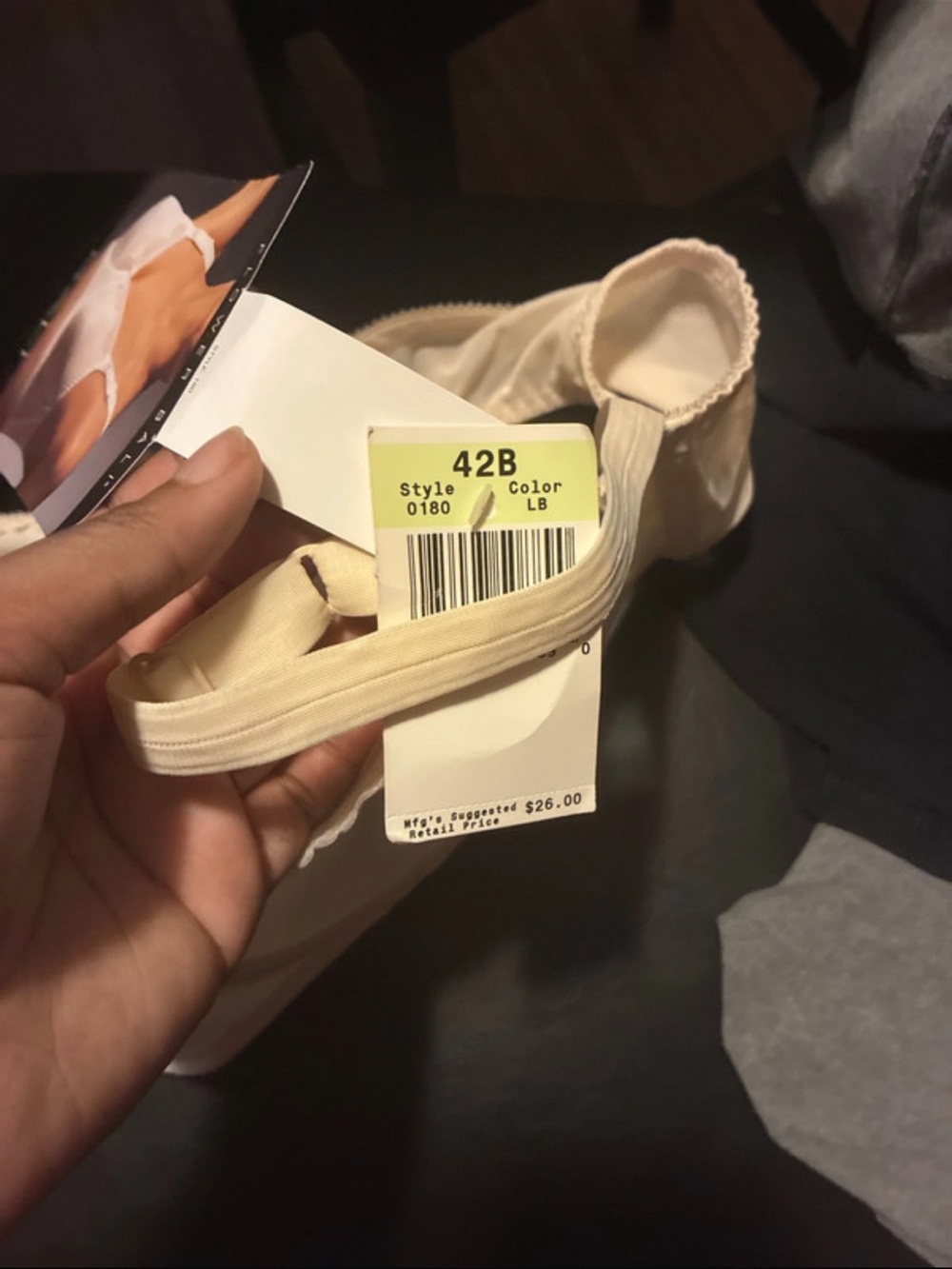 Bali Light Beige Bra Strap 42B